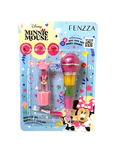 PALETA DE BATOM E BRILHO - MINNIE MOUSE DIS008 / FENZZA