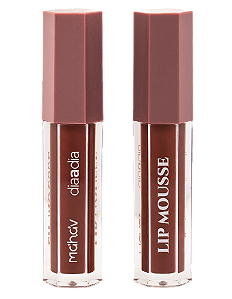 BATOM LÍQUIDO - LIP MOUSSE - BROWNIE / MAHAV