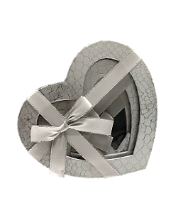 KIT CAIXA CORAÇÃO - LC6945 - 3 PEÇAS