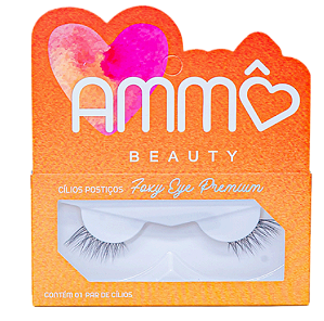 CÍLIOS POSTIÇOS FOXY EYE PREMIUM - AM0025-Y4/ AMMÔ BEAUTY