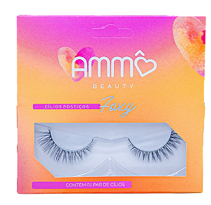 CÍLIOS POSTIÇOS FOXY - AM0027-F1 / AMMÔ BEAUTY