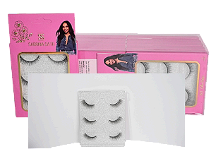 CARTELA C/ 3 PARES DE CÍLIOS POSTIÇOS - SP32286/ SABRINA SATO