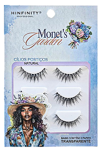 CÍLIOS POSTIÇOS C/ 3 PARES -MG072-3 / HINFINITY