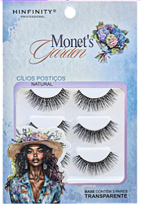 CÍLIOS POSTIÇOS C/ 3 PARES - MG101-3 / HINFINITY