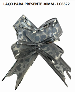 PACOTE COM 10 LAÇOS PARA PRESENTE 30MM - LC6822