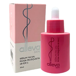 SÉRUM FACIAL - ROSA MOSQUETA 10 EM 1 / ALLEVA