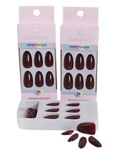 UNHAS POSTIÇAS C/ 24 PCS - SP1105 / SABRINA SATO