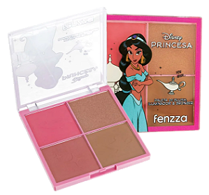 PALETA DE BLUSH, ILUMINADOR & BRONZER - COLEÇÃO: PRINCESAS / FENZZA