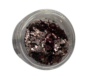 GLITTER FLOCADO | ROSÉ / DIFADA