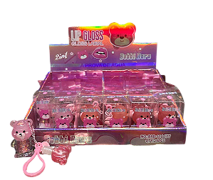 LIP GLOSS URSINHO C/ CHAVEIRO / BOBBI RARA