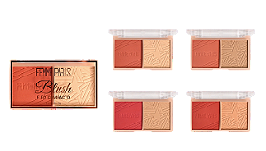 DUO DE BLUSH E PÓ COMPACTO - FR902 / FEMME PARIS