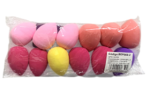 PACOTE DE ESPONJAS COM 12 UNIDADES - BEP065-2 / BILANSY