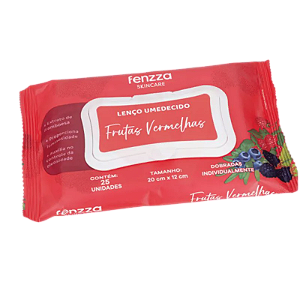 LENÇO UMEDECIDO FRUTAS VERMEHAS / FENZZA