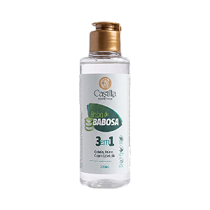 BABA DE BABOSA 220 ML - 3 EM 1 | CABELO, PELE E COURO CABELUDO / CASTILLA COSMÉTICOS