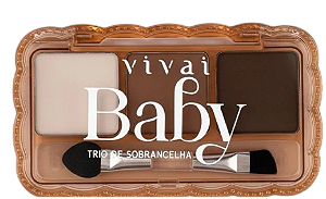 TRIO DE SOMBRAS PARA SOBRANCELHAS - BABY |COR: B / VIVAI