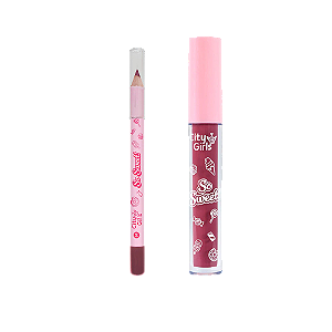 KIT LABIAL SO SWEET (LÁPIS + BATOM) - COR 2 / CITY GIRLS