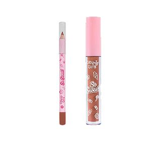KIT LABIAL SO SWEET (LÁPIS + BATOM) - COR 6 / CITY GIRLS
