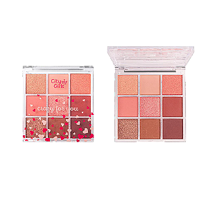 PALETA DE SOMBRAS 9 CORES - CRAZY FOR YOU - COR:A / CITY GIRLS