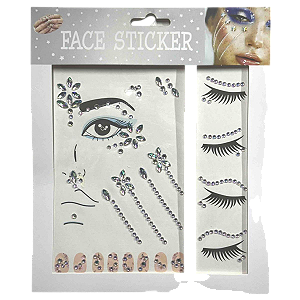 ADESIVO PARA O ROSTO E PARA AS UNHAS