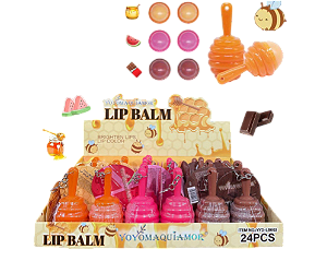 LIP BALM COM CHAVEIRO - YYD-LB002 / YOYO MAQUIAMOR