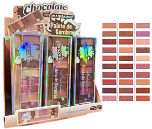PALETA DE SOMBRAS 10 CORES - YYA-S0S17 / YOYO MAQUIAMOR