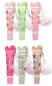 LIP GLOSS FRUTINHAS COM CHAVEIRO / YOYO MAQUIAMOR