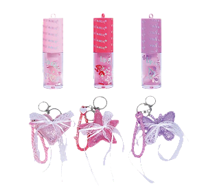 LIP GLOSS COM CHAVEIRO - YYD-LP011 |VALOR UNITÁRIO| / YOYO MAQUIAMOR