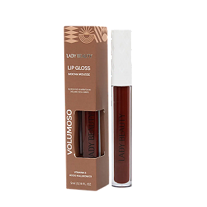 LIP GLOSS - COR: MOCHA MOUSSE / LADY BEAUTY