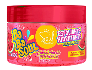 ESFOLIANTE HIDRATANTE CORPO E ROSTO-MELANCIA/ SOUL COSMETICO