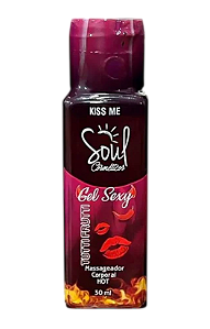 MASSAGEADOR CORPORAL HOT- TUTTI FRUTTI GEL SEXY/ SOUL COSMETICOS
