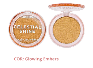 ILUMINADOR COMPACTO CELESTIAL SHINE-COR GLOWING EMBERS / RUBY ROSE