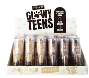 CONTORNO EM BASTAO- GLOWY TEENS / PINK 21