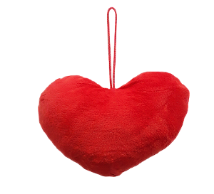 CHAVEIRO CORAÇAO DE PELUCIA