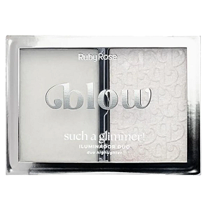 DUO ILUMINADOR SUCH A GLIMMER - COR: LIKE DIAMOND |COLEÇÃO BLOW| / RUBY ROSE