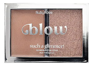 DUO ILUMINADOR SUCH A GLIMMER - COR: LIKE GLITTER IN THE AIR |COLEÇÃO BLOW| / RUBY ROSE