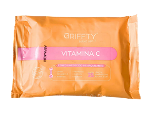 LANÇO UMEDECIDO DEMAQUILANTE - VITAMINA C - / GRIFFTY MAKE