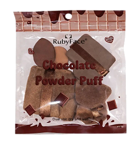 KIT DE ESPONJAS ||CHOCOLATE POWDER PUFF CB0072||