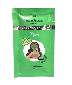 MÁSCARA FACIAL - PEPINO- TOQUE SPECIAL