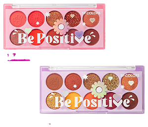 PALETAS DE SOMBRAS- BE POSITIVE - /SP COLORS