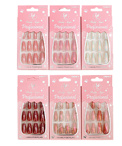 UNHAS POSTIÇAS -RA-619-1-/ RUBY ANJO