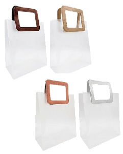 SACOLA PARA PRESENTE -21X22X11CM- |FJ91353|