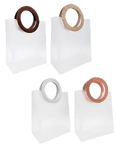 SACOLA PARA PRESENTE -21X22X11CM- |FJ91357|