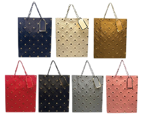 SACOLA PARA PRESENTE -32X26X12CM- |FJ91425|