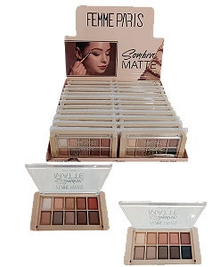 PALETA DE SOMBRA MATTE -FR016- / FEMME PARIS
