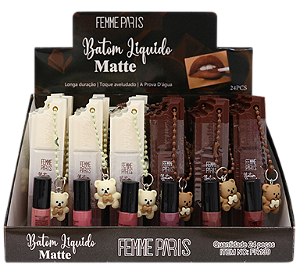 BATOM LÍQUIDO MATTE-FR139- /FEMME PARIS