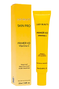 PRIMER HD VITAMINA C - SKIN PRO - LADY BEAUTY