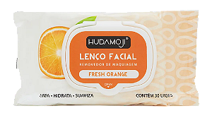 LENÇO FACIAL DEMAQUILANTE- FRESH ORANGE- / HUDAMOJI