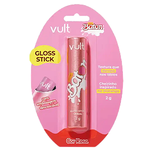 BATOM GLOSS STICK- ROSA - VULT