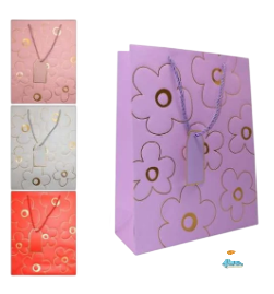 SACOLA DE PAPEL DE PRESENTE-23X18X10CM- / GDR2119