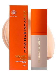 BASE CORRETIVO MATTE - VELVET SKIN - BEGE CLARO 1 / MARI MARIA